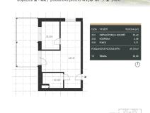 Prodej bytu 2+kk, Brno, Pražákova, 49 m2