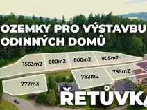 Prodej pozemku pro bydlení, Řetůvka, 806 m2