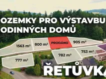 Prodej pozemku pro bydlení, Řetůvka, 810 m2