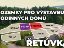 Prodej pozemku pro bydlení, Řetůvka, 800 m2