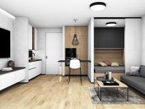 Pronájem bytu 1+kk, Praha - Nusle, 47 m2