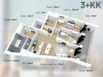 Prodej bytu 3+kk, Třebíč, Tomáše Bati, 98 m2