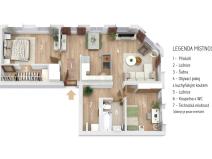 Prodej bytu 3+kk, Karlovy Vary - Drahovice, Vítězná, 75 m2