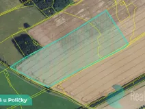 Prodej podílu 1/27 pole, Jedlová, 2196 m2
