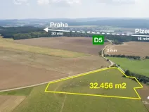 Prodej komerčního pozemku, Těškov, 32456 m2