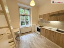 Pronájem bytu 1+kk, Praha - Smíchov, Kmochova, 22 m2