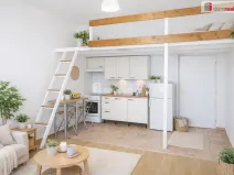 Pronájem bytu 1+kk, Praha - Bubeneč, náměstí Interbrigády, 32 m2