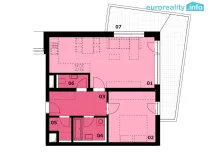 Prodej bytu 2+kk, Karlovy Vary, Sedlecká, 3184 m2