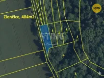 Prodej pole, Zlončice, 1071 m2