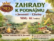 Pronájem zahrady, Jaroměř, Slovenská, 384 m2