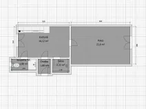 Pronájem bytu 2+kk, Ústí nad Labem - Ústí nad Labem-centrum, Moskevská, 46 m2
