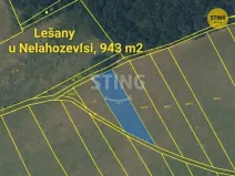 Prodej pole, Nelahozeves - Lešany, 1309 m2