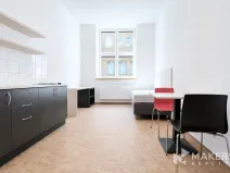 Pronájem bytu 1+kk, Praha - Smíchov, Křížová, 22 m2