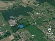 Prodej pole, Bystřice, 428 m2