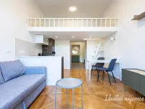 Pronájem bytu 1+kk, Praha - Karlín, Karlínské náměstí, 48 m2