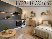 Pronájem bytu 1+kk, Chodov, Palackého, 20 m2