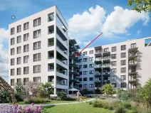 Prodej bytu 1+kk, Praha - Vysočany, Pod Harfou, 30 m2