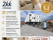 Prodej bytu 2+kk, Veselí nad Moravou, náměstí Míru, 45 m2