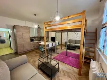 Pronájem bytu 1+kk, Praha - Žižkov, Krásova, 26 m2