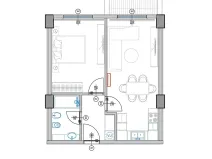 Prodej bytu 2+kk, Qerret, Albánie, 58 m2