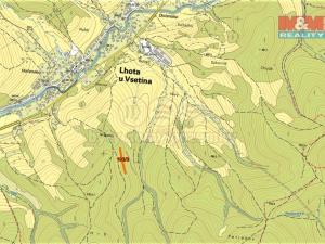 Prodej lesa, Lhota u Vsetína, 1591 m2