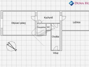 Prodej bytu 2+kk, Praha - Nusle, Spolupráce, 53 m2