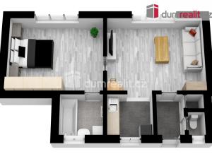 Prodej bytu 2+1, Lovosice, Wolkerova, 57 m2
