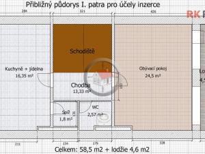 Prodej rodinného domu, Vidonín, 116 m2