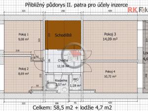 Prodej rodinného domu, Vidonín, 116 m2