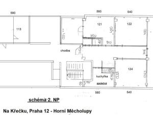 Pronájem kanceláře, Praha - Horní Měcholupy, Na křečku, 80 m2