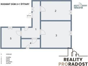 Prodej rodinného domu, Štítary, 145 m2