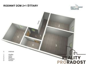 Prodej rodinného domu, Štítary, 145 m2