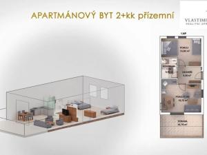 Prodej bytu 2+kk, Václavov u Bruntálu - Dolní Václavov, 64 m2