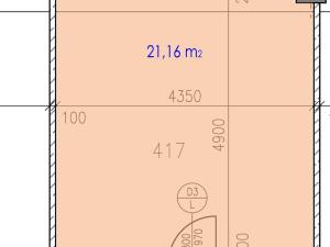 Pronájem kanceláře, Zlín, Kvítková, 13 m2