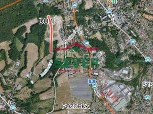 Prodej pozemku pro bydlení, Dubí, Kaštanová, 1174 m2