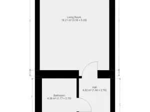 Pronájem bytu 1+kk, Praha - Vinohrady, Záhřebská, 28 m2