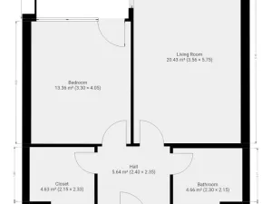 Pronájem bytu 2+kk, Praha - Žižkov, Olgy Havlové, 52 m2