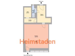 Pronájem kanceláře, Havířov - Město, Hlavní třída, 72 m2