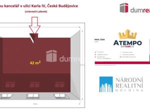 Pronájem kanceláře, České Budějovice - České Budějovice 1, Karla IV., 24 m2