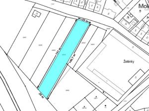 Prodej pozemku pro bydlení, Zabrušany - Želénky, 2625 m2