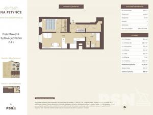 Prodej bytu 2+kk, Praha - Střešovice, Na Petynce, 61 m2