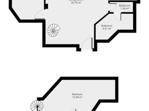 Pronájem bytu 3+kk, Praha - Holešovice, Veletržní, 61 m2