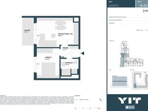 Prodej bytu 2+kk, Praha - Kamýk, Hodkovická, 45 m2