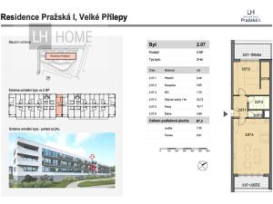 Prodej bytu 2+kk, Velké Přílepy, 67 m2