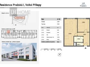 Prodej bytu 2+kk, Velké Přílepy, 60 m2