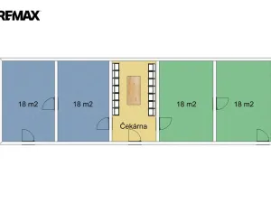 Pronájem ordinace, Havířov - Šumbark, Lidická, 51 m2