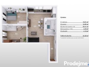 Prodej bytu 3+kk, Znojmo, Sokolská, 70 m2