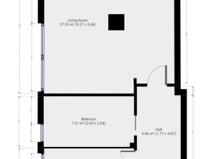 Pronájem bytu 2+kk, Praha - Stodůlky, V borovičkách, 53 m2