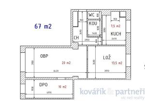 Prodej bytu 3+1, Jiříkov, Filipovská, 67 m2