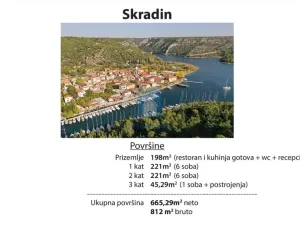 Prodej apartmánu, Skradin,Chorvatsko, 812 m2